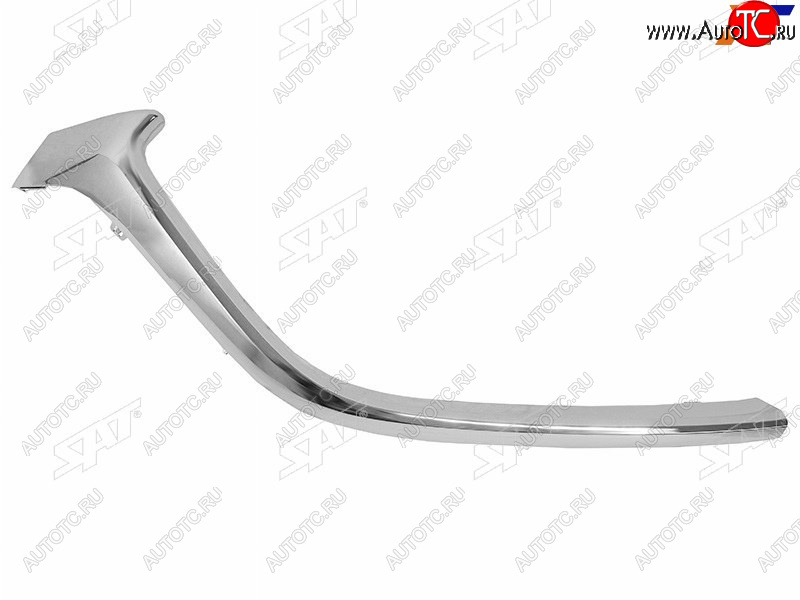 1 389 р. Правый молдинг решетки радиатора SAT Mazda 3/Axela BM рестайлинг, хэтчбэк (2016-2019) (хром)  с доставкой в г. Майкоп