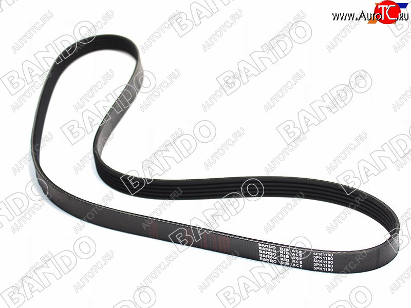 1 179 р. Ремень поликлиновой MITSUBISHI LANCER X 1,5 CY2A 07-(ALT+AC)TOYOTA 2C-3CE CE10#11# (AC)            BANDO 5PK1190  с доставкой в г. Майкоп