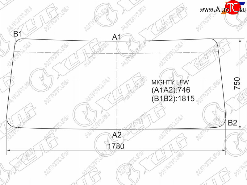 6 249 р. Стекло лобовое Hyundai HD65 99-18  HD72 99-18  HD75 99-18  HD78 99-18 XYG MIGHTY LFW  с доставкой в г. Майкоп