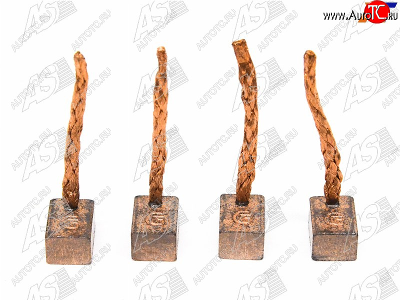 379 р. Щетка генераторастартера 4 шт. HONDA JAZZ II 1.2 02-06TOYOTA Yaris IIIII 1.0 05-                  AS-PL SB6005  с доставкой в г. Майкоп