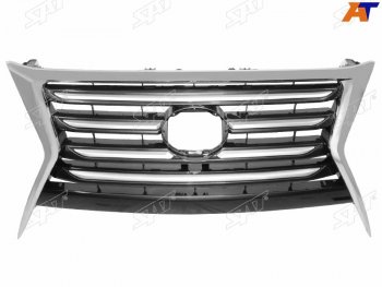 33 999 р. Решетка радиатора (под камеру) SAT Lexus GX460 J150 1-ый рестайлинг (2013-2019) (хром)  с доставкой в г. Майкоп. Увеличить фотографию 2