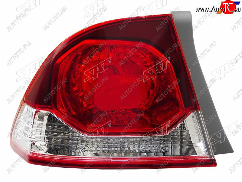 3 499 р. Фонарь задний левый SAT  Honda Civic  FD (2009-2011) седан рестайлинг  с доставкой в г. Майкоп
