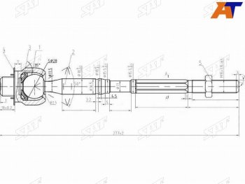 719 р. Тяга рулевая TOYOTA HILUXSURF4RUNNERLAND CRUISER PRADOLEXUS GX470 02- SAT ST-45503-39265  с доставкой в г. Майкоп. Увеличить фотографию 1