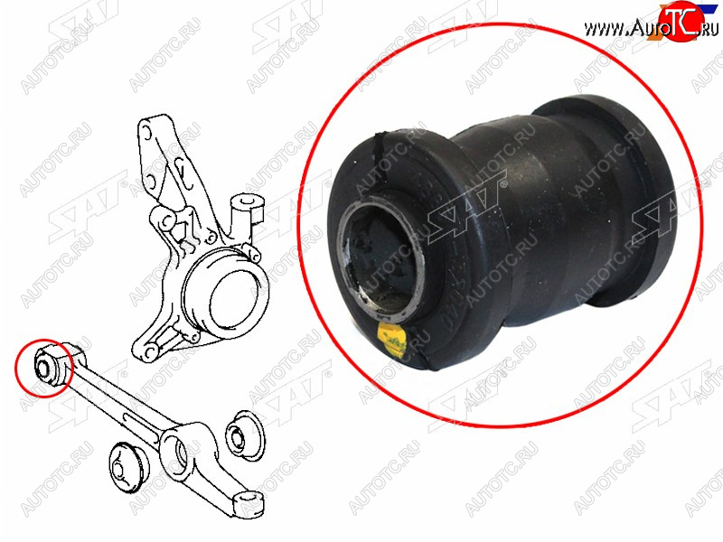 252 р. Сайлентблок Toyota Camry Japan 94-98  Vista 90-98  Camry UAEUSA 91-96 (Перед) SAT ST-48654-32040  с доставкой в г. Майкоп
