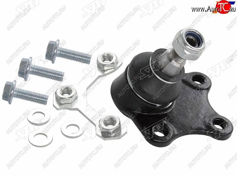 499 р. Шаровая опора SKODA FABIA 00-ROOMSTER 06-VOLKSWAGEN 03-09 RH SAT ST-6Q0407366E  с доставкой в г. Майкоп