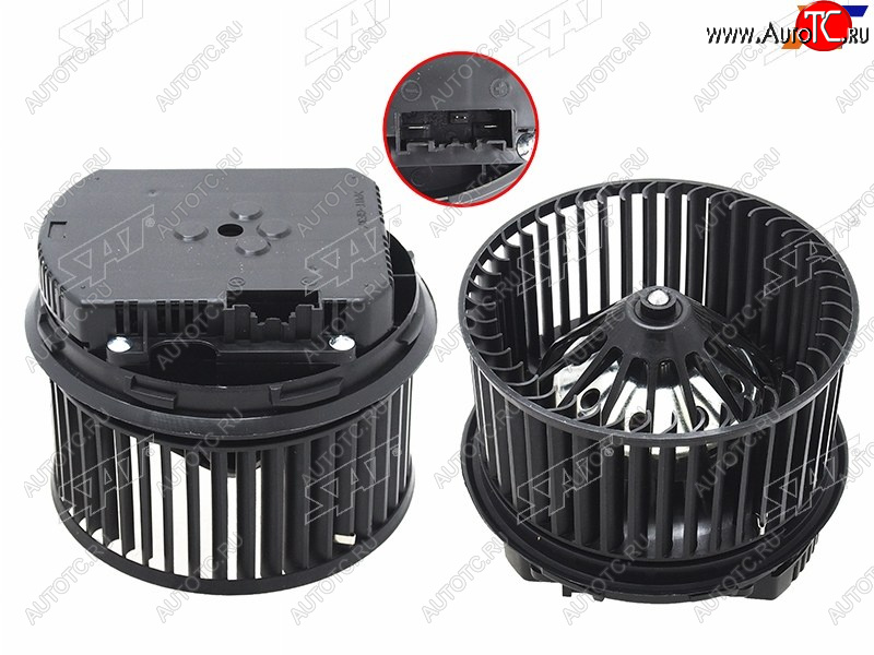 11 599 р. Мотор отопителя салона Ford Focus 04-11  Volvo C30 06-13  S40 04-12  V50 03-12 SAT ST-94-0044  с доставкой в г. Майкоп