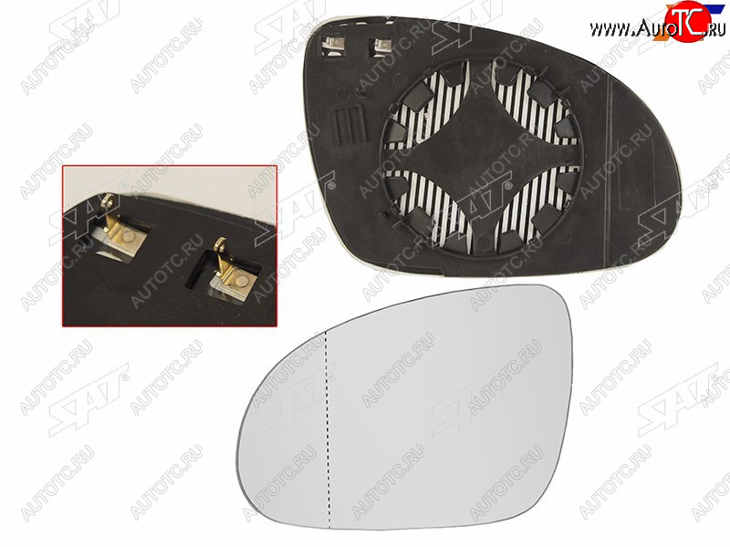 479 р. Полотно зеркало VW PASSAT B6 05-09 LH с обогревом SAT ST-VWA8-940G-2  с доставкой в г. Майкоп