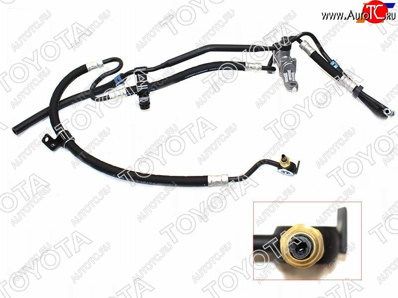 38 849 р. Шланг ГУР Toyota Land Cruiser (J200) 07-21 TOYOTA 44410-60751  с доставкой в г. Майкоп