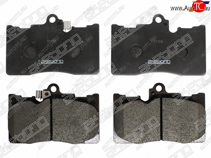 3 699 р. Колодки тормозные перед FR-FL SAT Lexus GS300 S190 дорестайлинг (2005-2006)  с доставкой в г. Майкоп