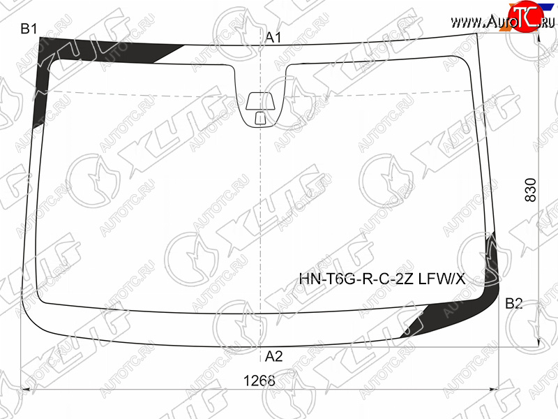 7 999 р. Стекло лобовое + 2 камеры HONDA N-WGN 5D HBK 13-19                                                   XYG HN-T6G-R-C-2Z LFW/X  с доставкой в г. Майкоп