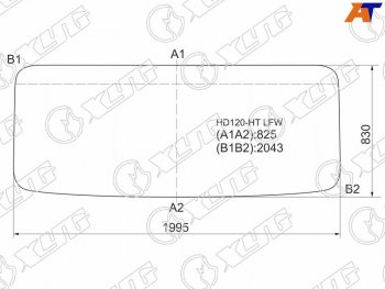 10 549 р. Стекло лобовое Hyundai HD120 97-18  HD170 97-18  HD250 97-18  HD270 97-18 XYG HD120-HT LFW  с доставкой в г. Майкоп. Увеличить фотографию 1