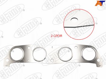 679 р. Прокладка выпускного коллектора TOYOTA COROLLAALLION 1ZZ-FE 00- STONE JB-1240016-F  с доставкой в г. Майкоп. Увеличить фотографию 1