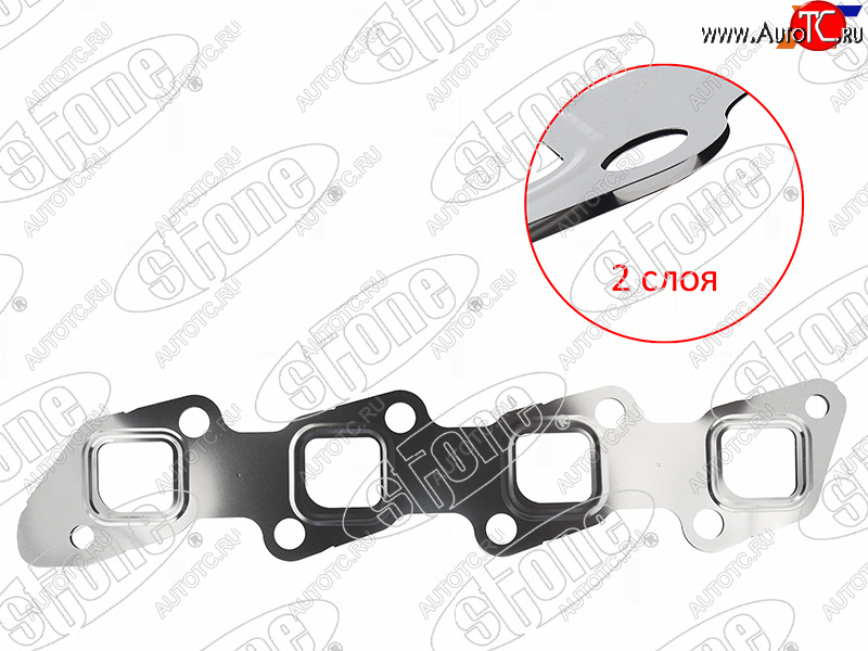 539 р. Прокладка выпускного коллектора NISSAN PATHFINDERNAVARANP300X-TRAIL YD22ETIYD25DDTI STONE JB-02771  с доставкой в г. Майкоп
