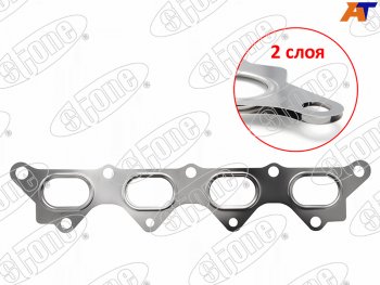 479 р. Прокладка выпускного коллектора MITSUBISHI LANCER 4G15 00- STONE JB-32300  с доставкой в г. Майкоп. Увеличить фотографию 1