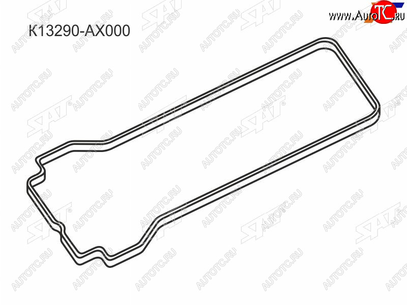 263 р. Прокладка клапанной крышки NS CG10-12, CR10-14, K12Y12Z11 SAT K13270-AX000  с доставкой в г. Майкоп