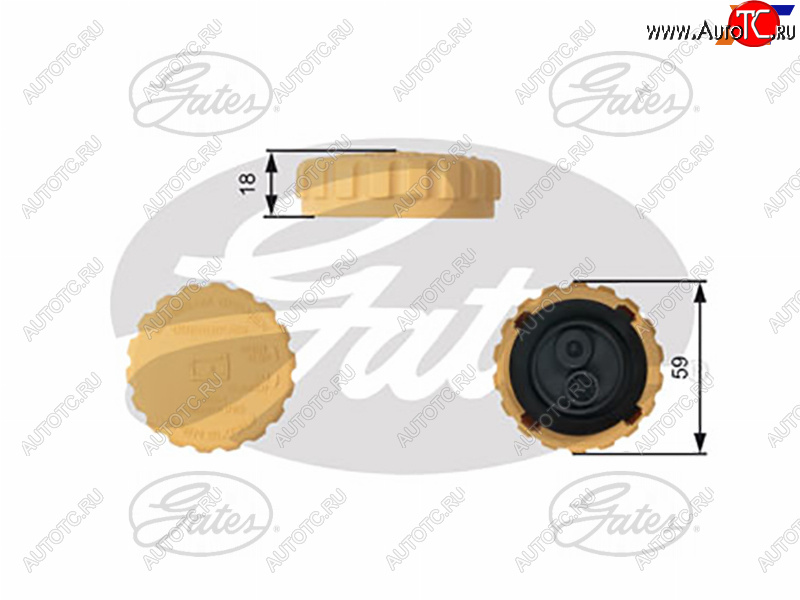 759 р. Крышка расширительного бачка OPEL ASTRA-FASTRA-GZAFIRA-A CORSA-ACORSA-BTIGRA-ACORSA-CTIGRA-B GATES RC201  с доставкой в г. Майкоп