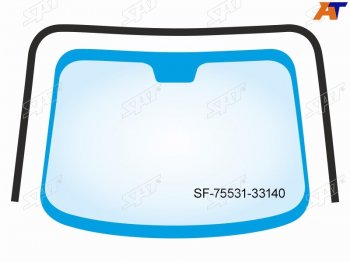 1 949 р. Молдинг лобового стекла (П-образный) Toyota Camry (XV50) 11-18  Aurion 12-15  Camry UAEUSA 11-17 SAT SF-75531-33140  с доставкой в г. Майкоп. Увеличить фотографию 1