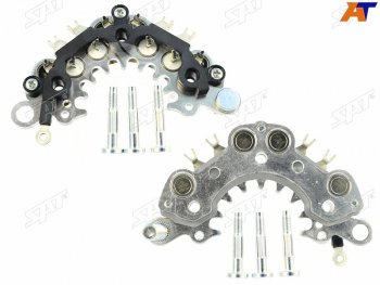 919 р. Диодный мост генератора NISSAN ALMERA N16 00-01PRIMERA P11P12 02- QG15DEQG16DEQG18DE D=114mm SAT ST-133-0011  с доставкой в г. Майкоп. Увеличить фотографию 1