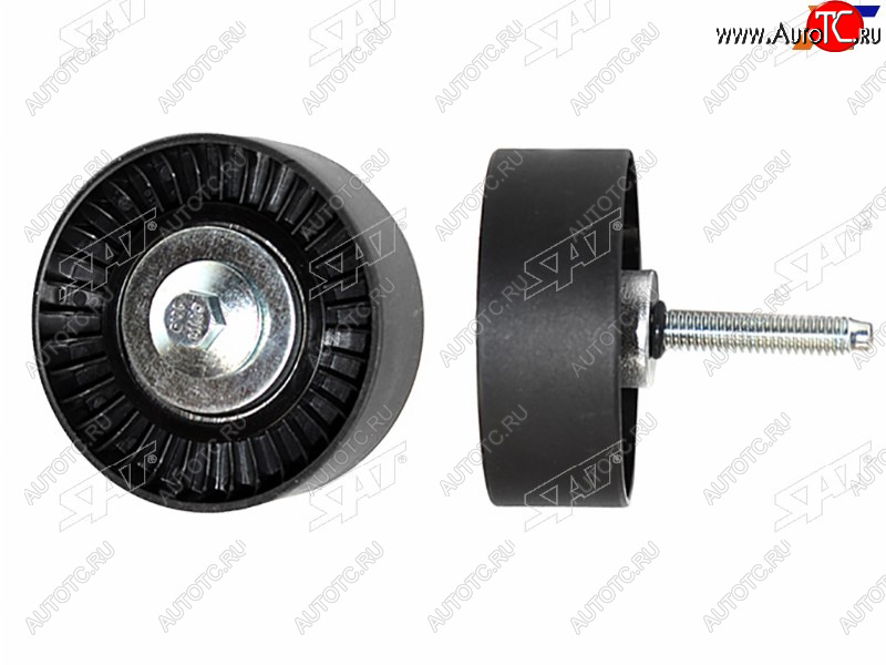 439 р. Ролик приводного ремня обводной FORD FIESTA 05MONDEO 00-RANGER 11-S-MAX 06- SAT ST-1387066  с доставкой в г. Майкоп