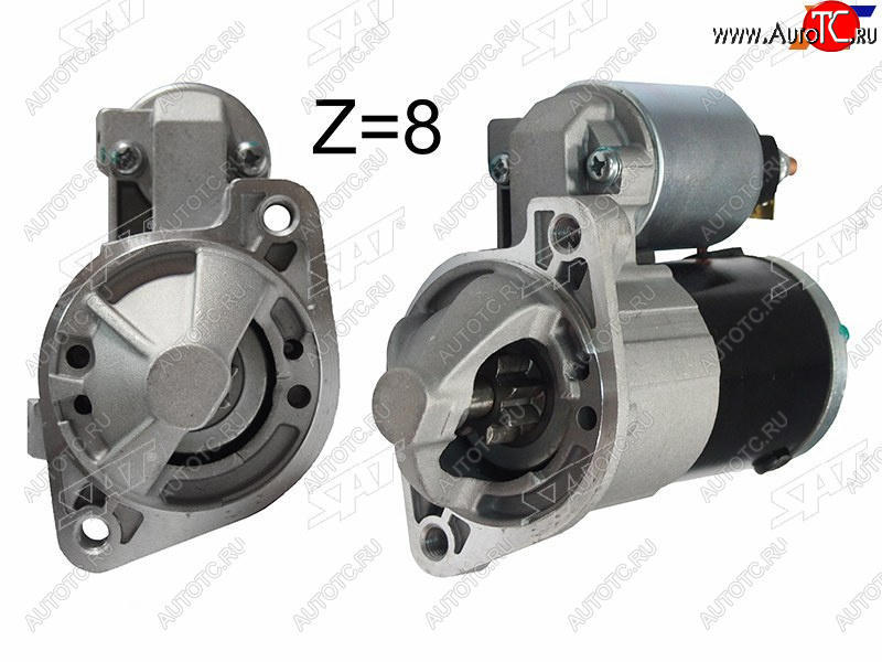 6 449 р. Стартер Mitsubishi Galant 96-12 / Lancer 02-10 / Outlander 02-09 / Airtrek 01-05 (1,4 kW/ Z=8) SAT ST-1810A001N, st1810a001n SAT ST-1810A001N  с доставкой в г. Майкоп