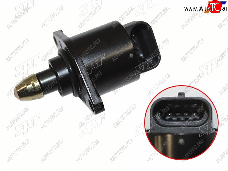 499 р. Датчик холостого хода (клапан) 1,61,82,0 PEUGEOT 306405406806BOXERCITROEN JAMPERFIAT DUCATO SAT ST-1920.N1  с доставкой в г. Майкоп
