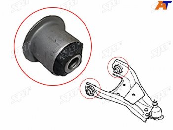 299 р. Сайлентблок переднего нижнего рычага RENAULT DUSTER 10-                                              SAT ST-545001535-BU  с доставкой в г. Майкоп. Увеличить фотографию 1