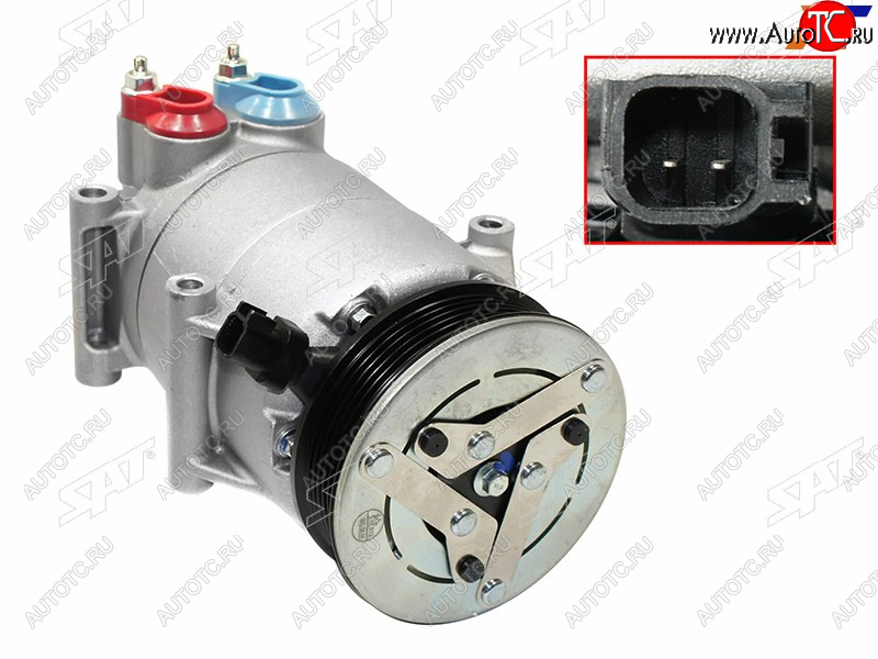22 999 р. Компрессор кондиционера Ford Focus 14-19  Mondeo 07-15  Galaxy 06-15  S-MAX 06-15 SAT ST-FD50-396-0  с доставкой в г. Майкоп