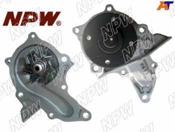 2 379 р. Насос водяного охлаждения TOYOTA 7AFE 96-01 NPW (вылет 15mm) (с прокладкой) NPW T-109A  с доставкой в г. Майкоп. Увеличить фотографию 1