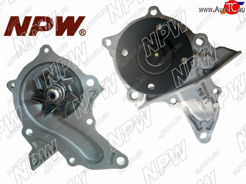 2 379 р. Насос водяного охлаждения TOYOTA 7AFE 96-01 NPW (вылет 15mm) (с прокладкой) NPW T-109A  с доставкой в г. Майкоп