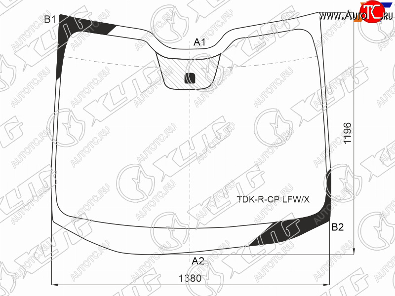 13 299 р. Стекло лобовое Honda Freed 16-  Freed+ 16- XYG TDK-R-CP LFW/X  с доставкой в г. Майкоп