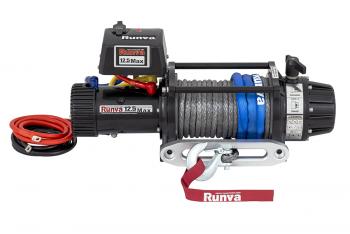 99 289 р. Лебёдка автомобильная электрическая 12V Runva 12500 lbs 5670 кг MAX влагозащищенная, синтетический трос RUNVA ewb12500maxssr  с доставкой в г. Майкоп. Увеличить фотографию 6