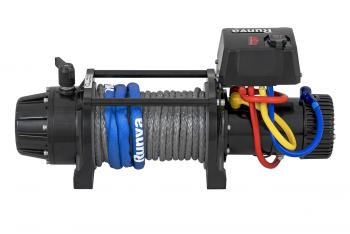 78 969 р. Лебёдка автомобильная электрическая 12V Runva 9500 lbs 4350 кг MAX высокоскоростная, влагозащищенная, синтетический трос RUNVA ewb9500max-q-sr  с доставкой в г. Майкоп. Увеличить фотографию 8