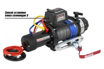 86 929 р. Лебёдка автомобильная электрическая 12V Runva 9500 lbs 4350 кг MAX влагозащищенная, синтетический трос RUNVA ewb9500maxssr  с доставкой в г. Майкоп. Увеличить фотографию 5