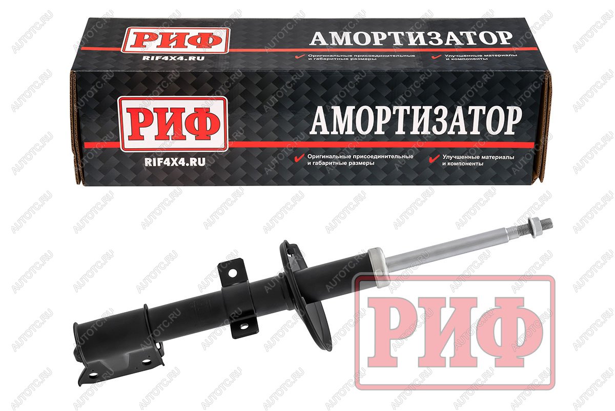 7 219 р. Амортизатор РИФ передний Renault Duster (2010-2022), Nissan Terrano 2014+ штатный OEM 543028126R РИФ sag337sl  с доставкой в г. Майкоп