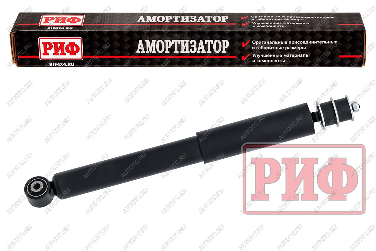 4 419 р. Амортизатор РИФ задний Ssang Yong Kyron штатный OEM 4530109505 РИФ sag332sl  с доставкой в г. Майкоп