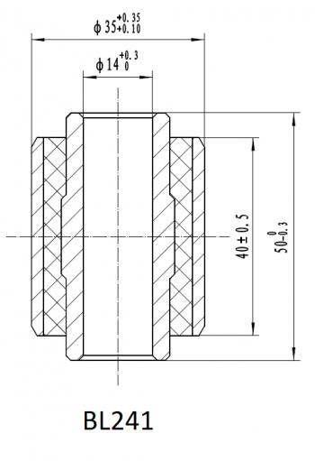 1 329 р. Втулка амортизаторов РИФ SA241, SA245 (с маркировкой 1) РИФ bl241  с доставкой в г. Майкоп. Увеличить фотографию 2