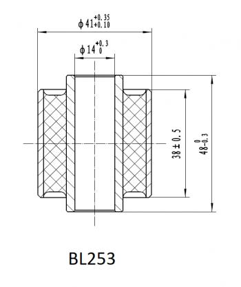 889 р. Втулка амортизатора РИФ SA253 (с маркировкой 1) РИФ bl253  с доставкой в г. Майкоп. Увеличить фотографию 2