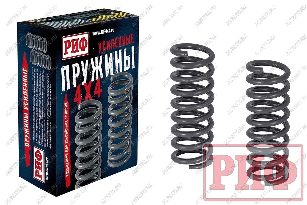 11 759 р. Пружины РИФ передние Jeep Grand Cherokee WK +50 кг кг лифт 30 мм РИФ 15-010b  с доставкой в г. Майкоп