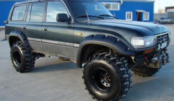 21 449 р. Расширители колёсных арок Toyota Land Cruiser 80 (130 мм) Fenders tlc-82  с доставкой в г. Майкоп. Увеличить фотографию 1