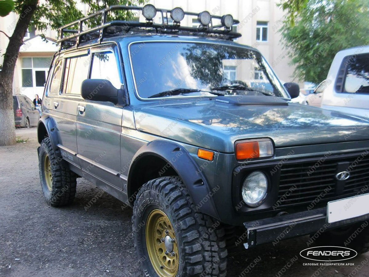9 249 р. Расширители колёсных арок ВАЗ НИВА 2131 5D под нерезанные арки колёс Fenders ткн-2131с  с доставкой в г. Майкоп