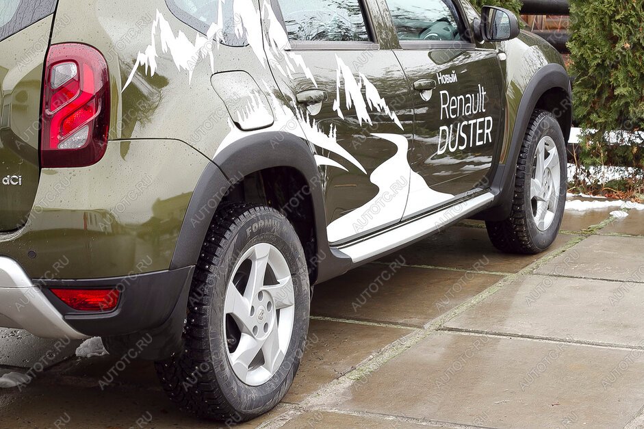 7 529 р. Расширители колесных арок Renault Duster 2015- Русская Артель rrd-050902  с доставкой в г. Майкоп