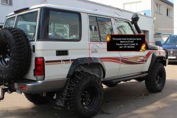 19 719 р. Расширители колесных арок Toyota Land Cruiser 76 2007- (вынос 65 мм) Русская Артель rt-063302  с доставкой в г. Майкоп. Увеличить фотографию 1