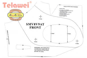 16 299 р. Шноркель Telawei для Mitsubishi Pajero 2006+ 3.8 V6, 3.2D Telawei smv8v9a  с доставкой в г. Майкоп. Увеличить фотографию 5