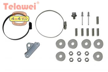 6 069 р. Шноркель Telawei для Toyota Hilux 2015+ 2.8TD (Black Onyx) Telawei 011sat0187d  с доставкой в г. Майкоп. Увеличить фотографию 3