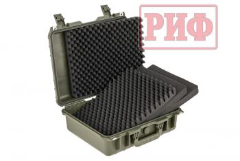 7 029 р. Кейс защитный ударопрочный РИФ 430х380х154 мм IP67, цвет Хаки РИФ wr-16kh  с доставкой в г. Майкоп. Увеличить фотографию 4