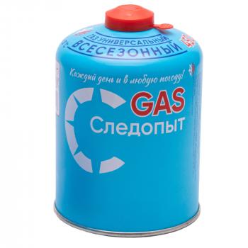 599 р. Баллон газовый резьбовой СЛЕДОПЫТ 450 гр., всесезонный СЛЕДОПЫТ pf-fg-450r  с доставкой в г. Майкоп. Увеличить фотографию 1