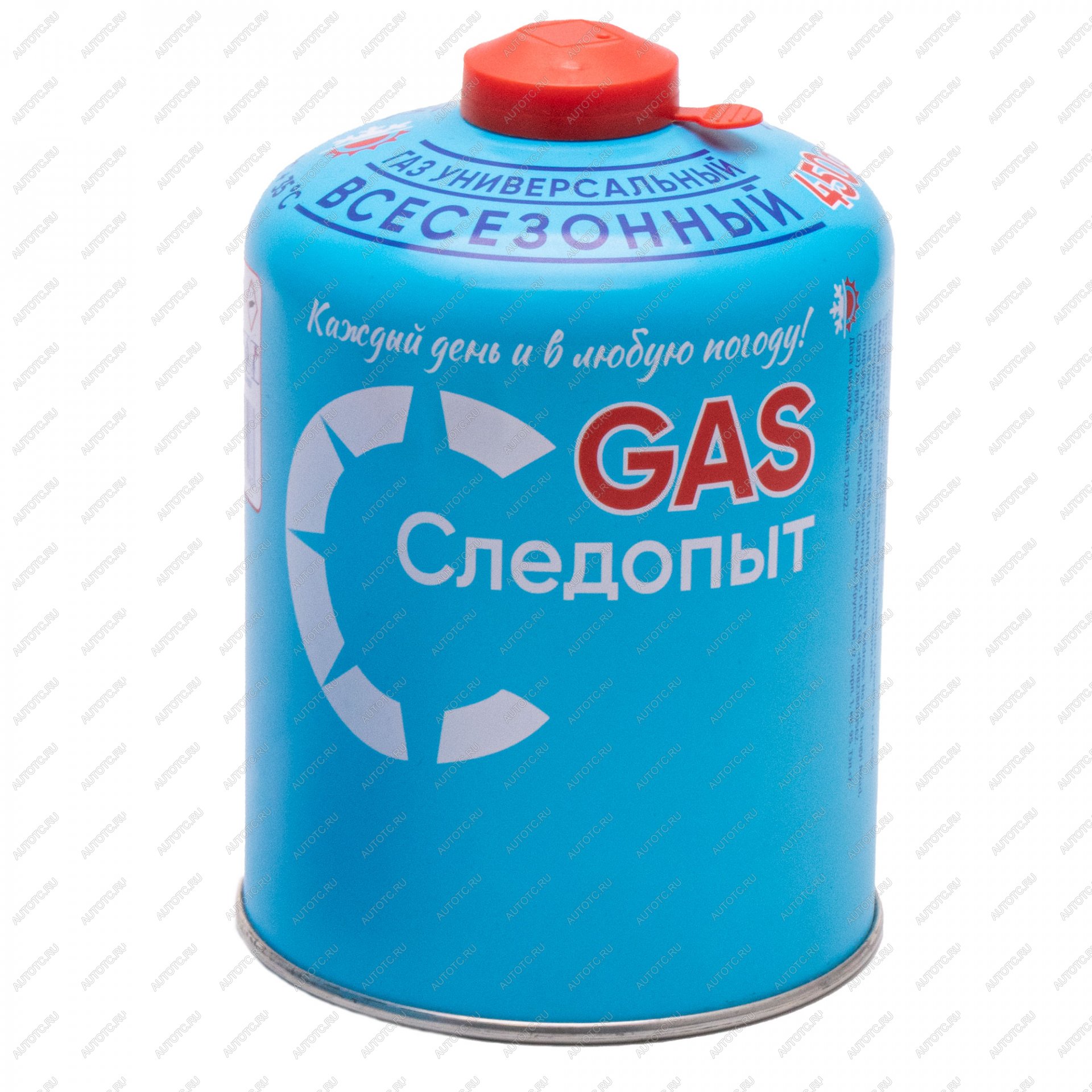 599 р. Баллон газовый резьбовой СЛЕДОПЫТ 450 гр., всесезонный СЛЕДОПЫТ pf-fg-450r  с доставкой в г. Майкоп
