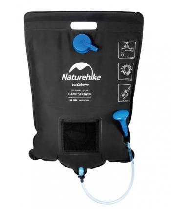 2 689 р. Душ кемпинговый Naturehike переносной, 20 л, ПВХ Naturehike nh21sj032-b  с доставкой в г. Майкоп. Увеличить фотографию 1