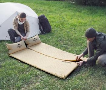 3 019 р. Коврик самонадувающийся с подушкой Naturehike, 185х60х2,5 см, синий Naturehike nh15q002-d-blsn  с доставкой в г. Майкоп. Увеличить фотографию 5