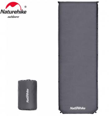 4 899 р. Коврик самонадувающийся Naturehike, 200х63х5 см, темно-серый Naturehike nh20dz003-dg  с доставкой в г. Майкоп. Увеличить фотографию 1